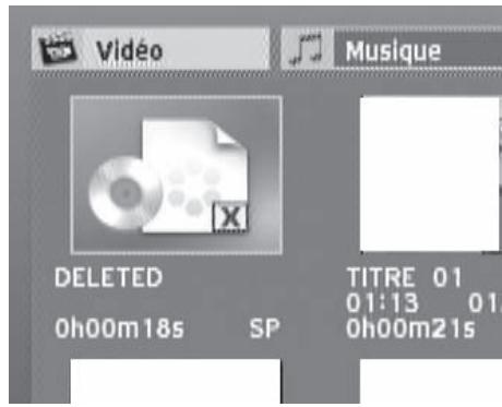 TARGA DRH-5400X - Effacement de titre - 1