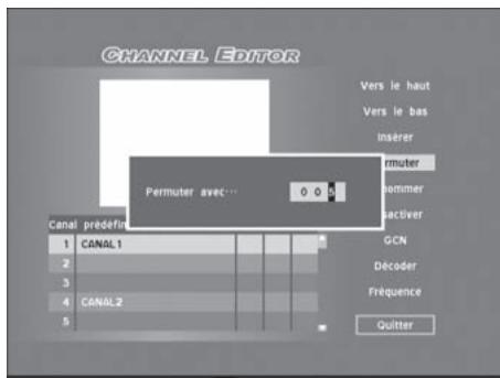 TARGA DRH-5400X - Permutation de canaux TV - 1