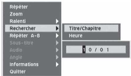 TARGA DRH-5400X - Recherche par numéro de titre/chapitre - 1