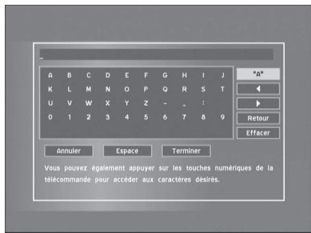 TARGA DRH5400X - Modification du nom des canaux TV - 1