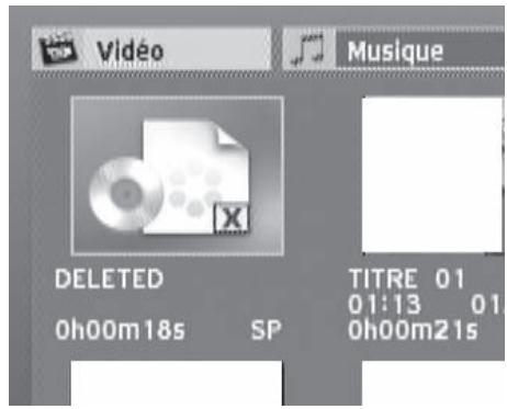TARGA DRH5400X - Effacement de titre - 1