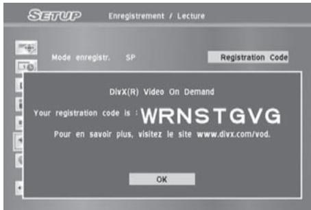 TARGA DRH5400X - Vérification du code d'enregistrement - 1