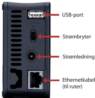 BUFFALO LS-WSGL - Oversikt over bakpanelet - 1