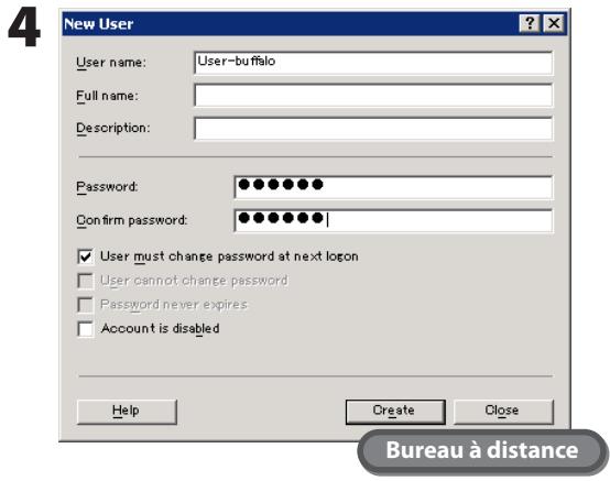 BUFFALO TERASTATION PRO WSS - Modification du mot de passer pour les autres comptes - 5