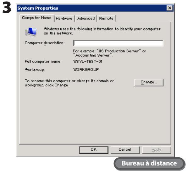 BUFFALO TERASTATION PRO WSS - Modification du nom de serveur, du groupe de travail et du domaine - 1