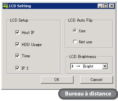 BUFFALO TERASTATION PRO WSS - Paramètres de l'écran LCD - 1