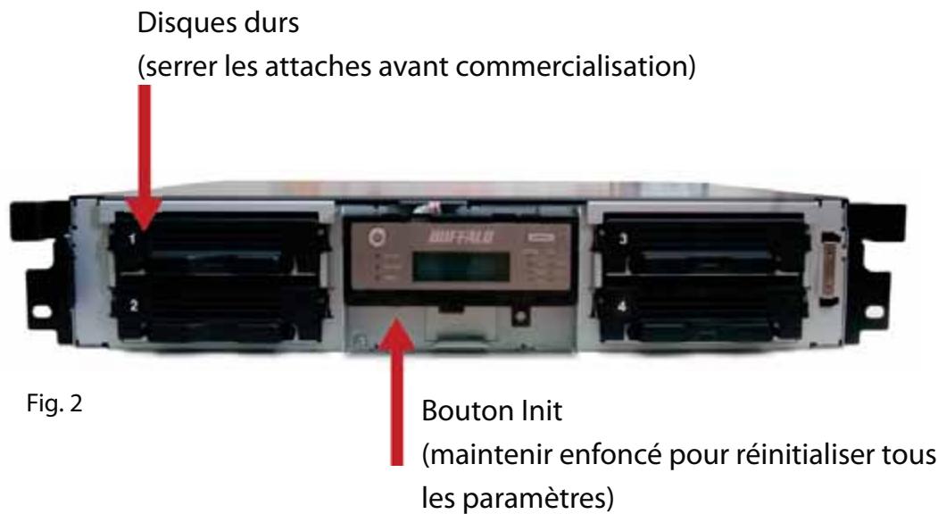 BUFFALO TS-IGL-R5 RACKMOUNT - Panneau avant supprimé - 1