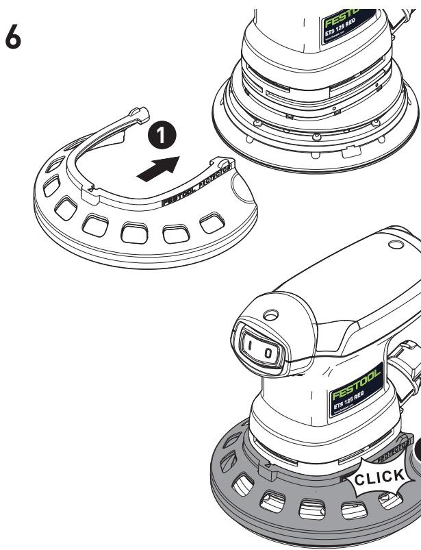 FESTOOL ETS 125 REQ-PLUS - Protection pour chants (Protector) [6] - 1