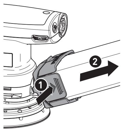 FESTOOL ETS 125 REQ-PLUS - Montaje del saco para polvo [5] - 5