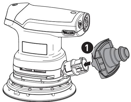 FESTOOL ETS 125 REQ-PLUS - Montaje del saco para polvo [5] - 1
