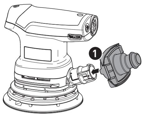FESTOOL ETS 125 REQ-PLUS - Installing the dust bag [5] - 1