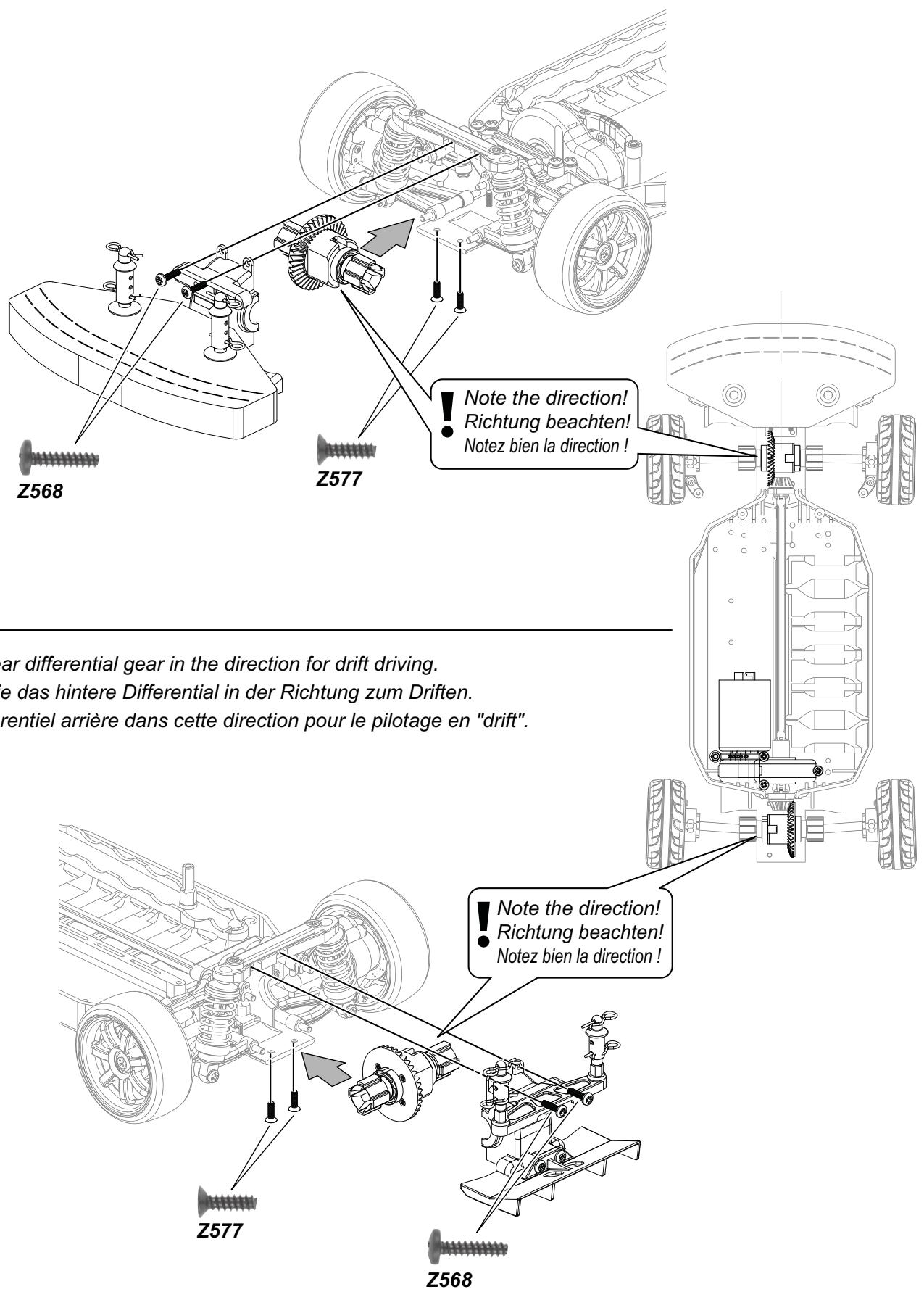 HPI E10 DRIFT - Changement de configuration - 15