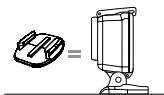 GOPRO HERO - UTILISATION DE SUPPORTS ADHÉSIFS INCURVÉS OU PLATS - 1