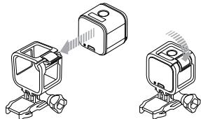 GOPRO HERO SESSION - POUR INSTALLER LA CAMÉRA DANS LE CADRE : - 2