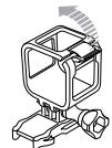 GOPRO HERO SESSION - POUR INSTALLER LA CAMÉRA DANS LE CADRE : - 1