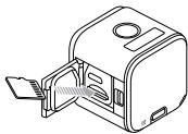GOPRO HERO SESSION - INSERTION ^+ RETRAIT DES CARTES MÉMOIRE - 1