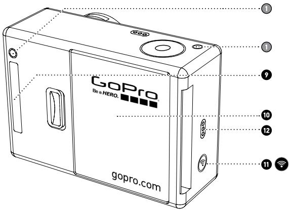 GOPRO HERO3 - SUPPORTS DE FIXATION + ACCESSORIES - 2
