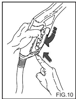 MICHELIN MPX 150 HL24332 - EMPLOI DE LA BUSE REG-GLABLE MULTIREG (fig.9) - 2