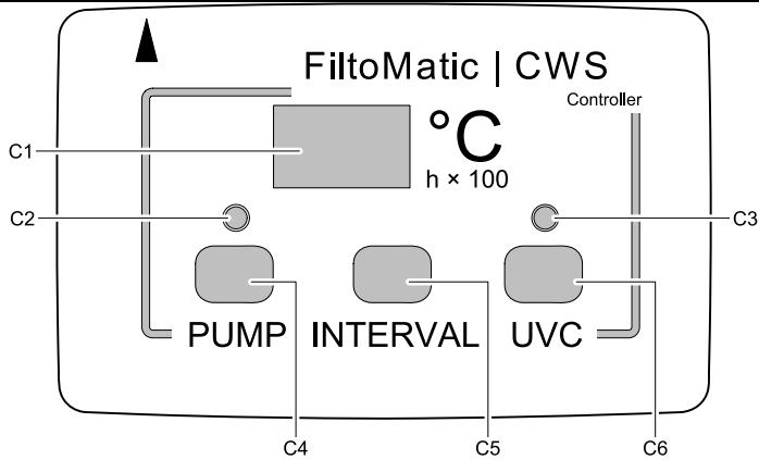 OASE FILTOMATIC CWS - Vista sumaria del controlador - 1