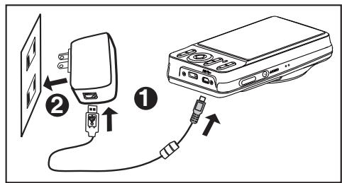 HP S520 - Chargement de la pile - 1