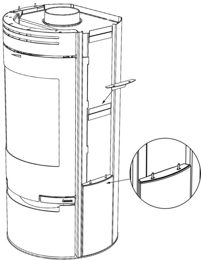 ADURO 1,  1-1 SK,  1-2 - Installation du poêle à bois - 1