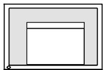 EIZO FLEXSCAN S2233W,  FLEXSCAN S2243W,  FLEXSCAN S2433WFS - - Pour modifier la taille de l'écran [Taille] - 1