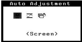 EIZO FLEXSCAN S2233W,  FLEXSCAN S2243W,  FLEXSCAN S2433WFS - Réglage d'écran (Réglage automatique) - 1