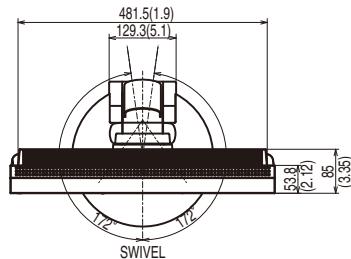 EIZO FLEXSCAN S2433WFS - S2233W/S2243W (Pied réglabè en hauteur) - 5