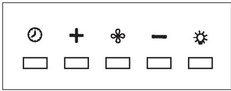 FALMEC ONDA1440 - Przycisk zegara i alarmu 'zablokowanego filtra' - 1