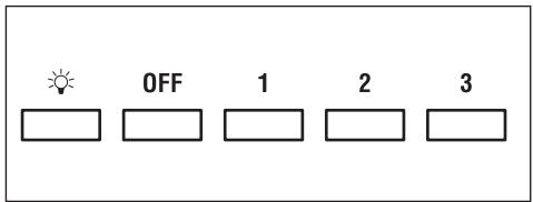 FALMEC ONDA1440 - BOITIER DE COMMANDE À 5 TOUCHES - 2