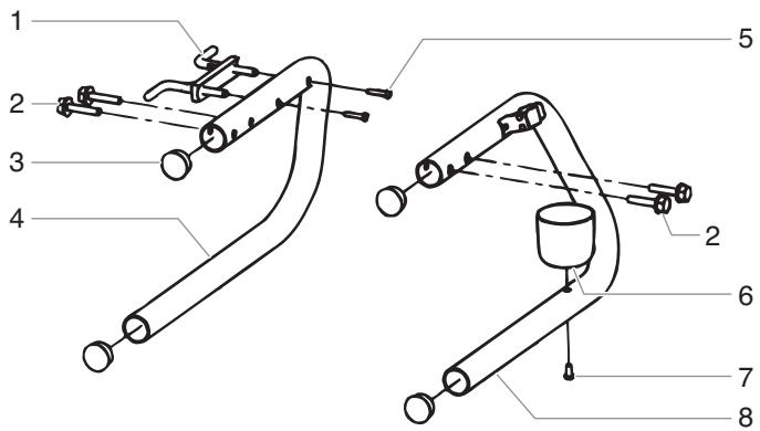 TITAN 640I - Fluid Section Assembly · Section des liquides · Ensemblaje de la sección de liquidos - 3