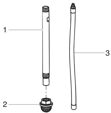 TITAN 640I - Siphon Tube Assembly (High Rider)   Tube siphon (Chariot)   Tubo sifón (Ensamblaje del Carro) - 1