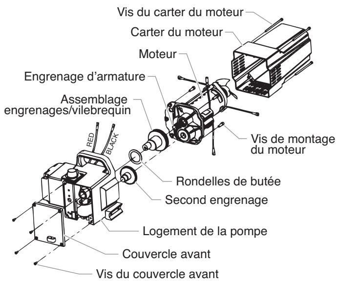 TITAN 640I - Remplacement des engrenages - 1