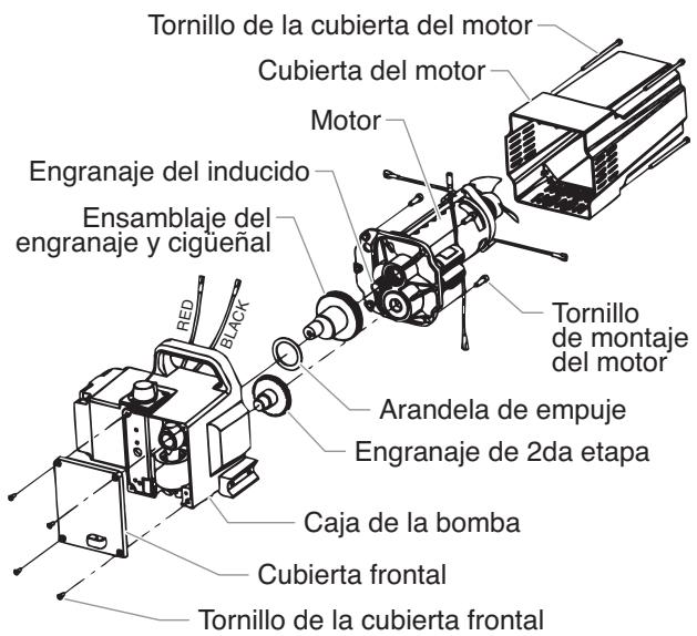TITAN 640I - Reemplazo de los engranajes - 1