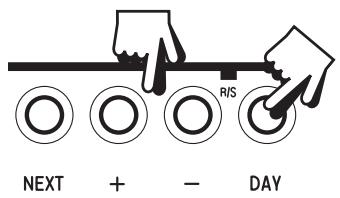 DANFOSS TP7000 - Laikrodžio ir dienos nustatymas - 2