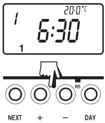 DANFOSS TP7000 - Naprogramováni 7-denního režimu - 2