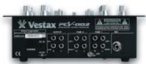 VESTAX GAMME - \section*{Caracteristiques techniques} - 5