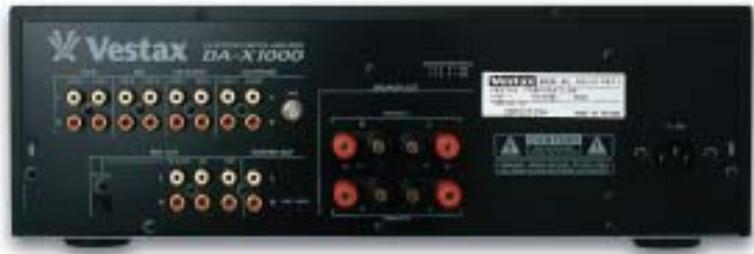 VESTAX GAMME - \section*{Caracteristiques techniques} - 2