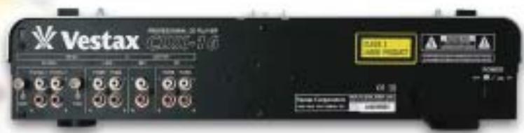 VESTAX GAMME - \section*{Caracteristiques techniques} - 2