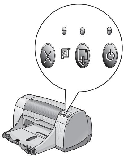 HEWLETT PACKARD 950C - Boutons et voyants - 4