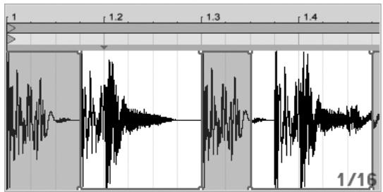 ABLETON LIVE 8.2 - Coupure ou atténuation de notes dans un échantillon - 1