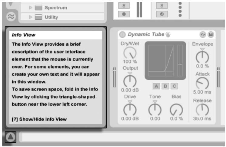 ABLETON LIVE 8.2 - Employer la fenêtre Info - 1