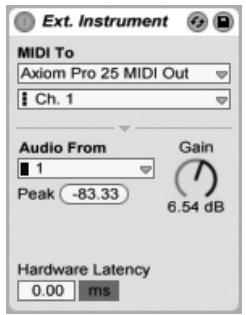 ABLETON LIVE 8.2 - External Instrument - 1