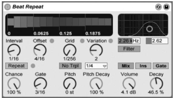 ABLETON LIVE 8.2 - Beat Repeat - 1