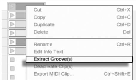 ABLETON LIVE 8.2 - Extraction des grooves - 1