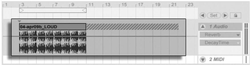 ABLETON LIVE 8.2 - Gel d'une piste - 1
