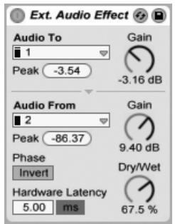 ABLETON LIVE 8.2 - External Audio Effect - 1