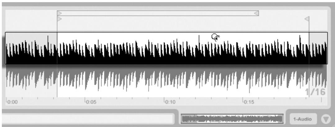 ABLETON LIVE 8.2 - Boucle/région d'échantillon et affichage - 1
