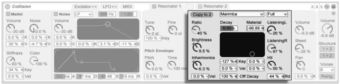 ABLETON LIVE 8.2 - Section des propriétés physiques - 1