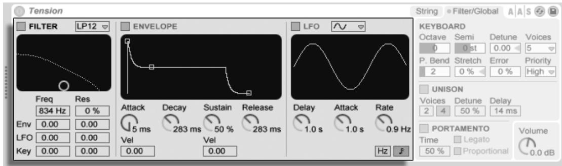 ABLETON LIVE 8.2 - La section Filter (filtre) - 1